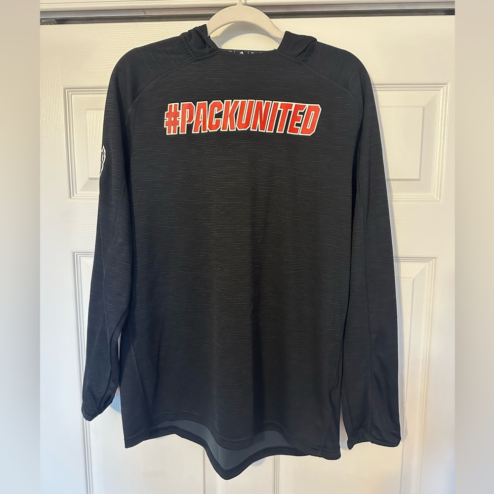 NC State #PACKUNITED Hooded Long Sleeve